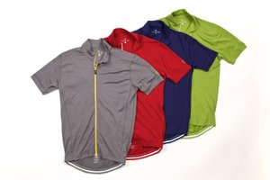 Photo of four merino jerseys overlaid on each other.
